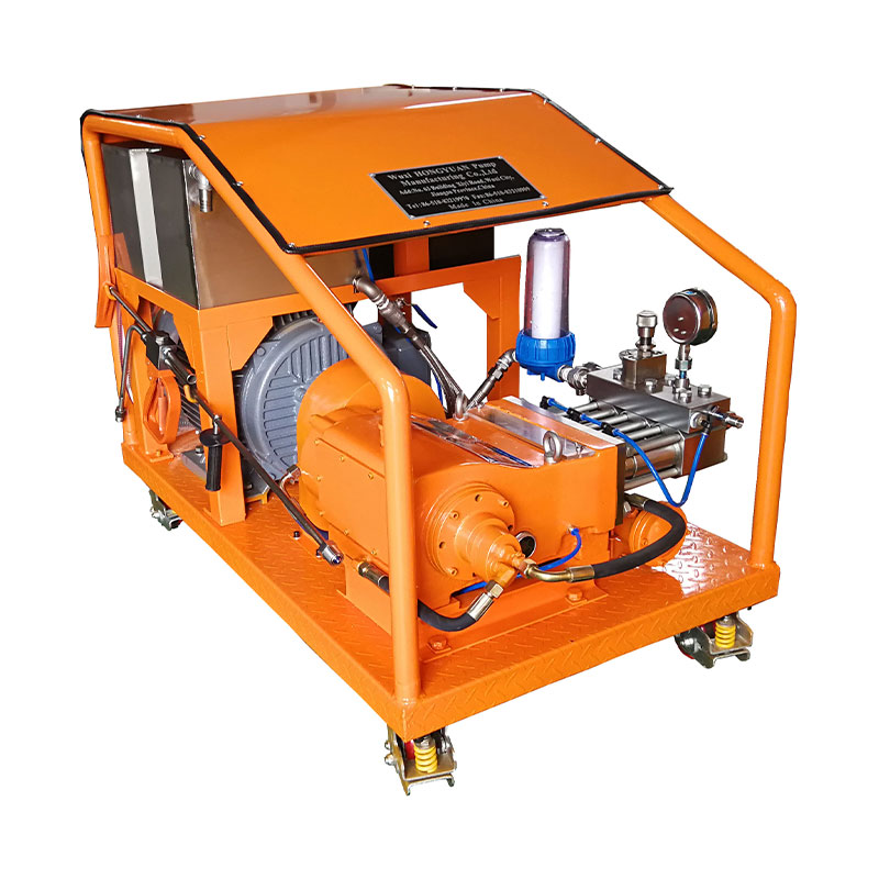 Máquina eléctrica de chorro de agua a alta presión para limpieza de tuberías